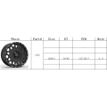 ATI-1472 NUEVO diseño 5 hoyos 18 pulgadas ET 30 PCD 112 Rueda de aleación de fundición de troquel para automóvil